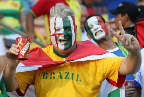 Самые яркие болельщики на Чемпионате мира по футболу в Бразилии (31 фото)