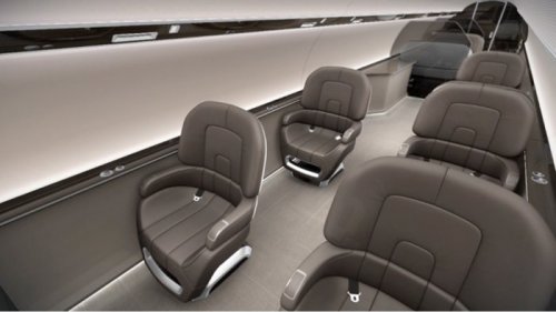 Концепт пассажирского самолёта без иллюминаторов (13 фото)
