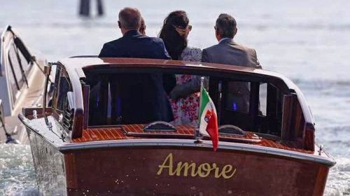 Фотографии со свадьбы Джорджа Клуни и Амаль Аламуддин (16 шт)