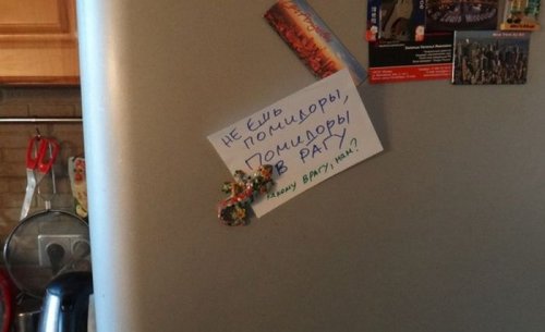 Смешные записки на холодильниках (24 фото)