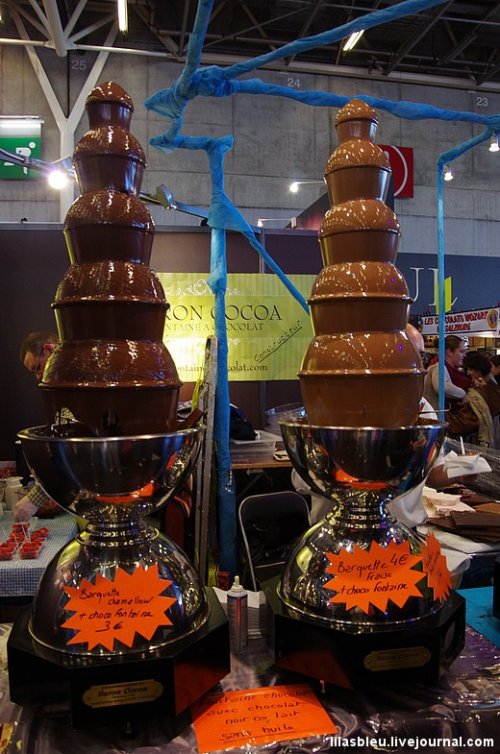 В Париже прошла выставка шоколада Salon du Chocolat – Paris 2014 (25 фото)