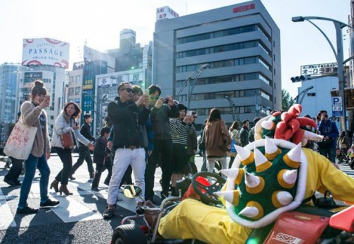 Гонки Mario Kart в реальной жизни на улицах Токио (17 фото)