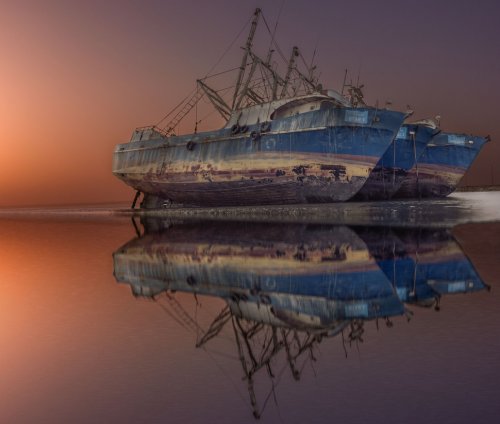 Впечатляющие фотографии мест кораблекрушений по всему свету (28 шт)
