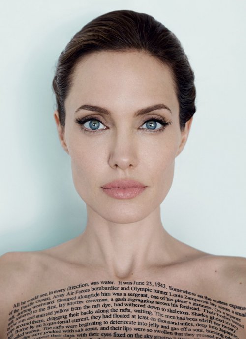Анджелина Джоли в фотосессии для декабрьского номера журнала "Vanity Fair" (6 фото)