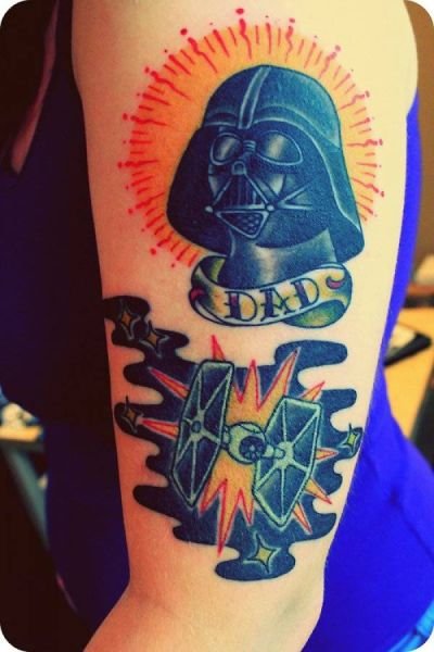 Татуировки в стиле "Звёздных войн" (36 фото)