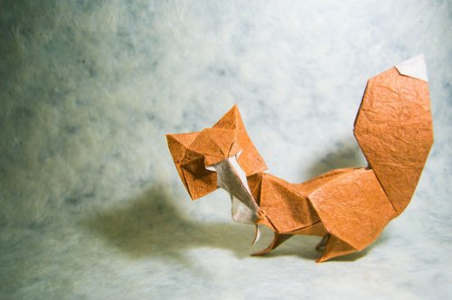 Шедевры бумажного искусства: оригами (16 фото)