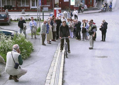 В Норвегии появился первый в мире эскалатор для велосипедов (6 фото + видео)