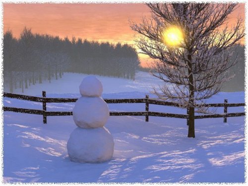 Снеговики и снежные бабы на любой вкус (14 фото)