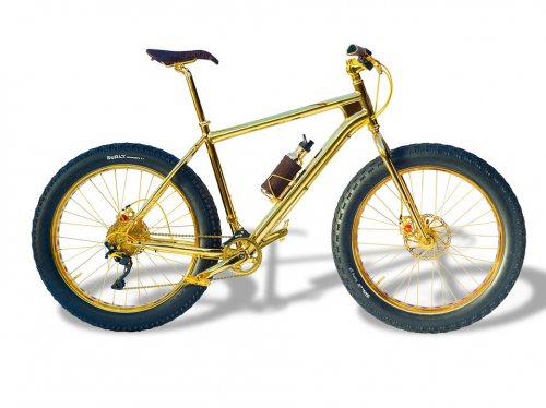 Горный велосипед из золота для любителей роскоши (9 фото)