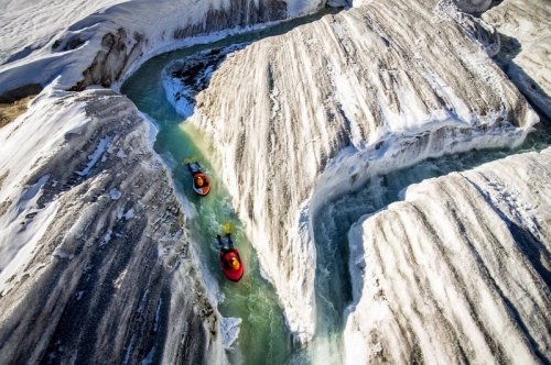 Сплав по Большому Алечскому леднику (11 фото)