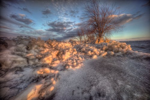Сверхъестественные ландшафты после ледяного шторма (10 фото)