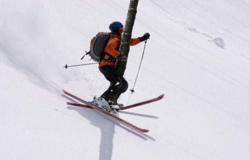Фотоприколы про горнолыжников (26 фото + 1 видео)