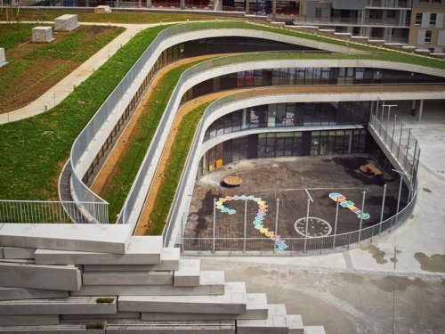 Зелёная школа в самом сердце Парижа (9 фото)