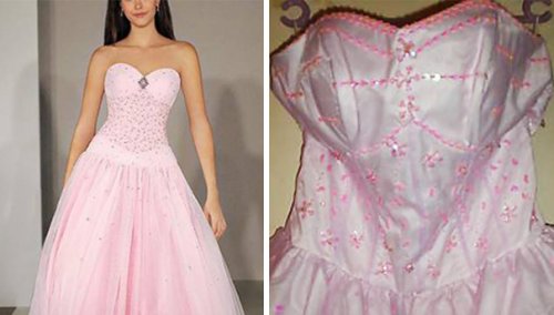 Ожидание vs. реальность: свадебные платья из Интернет-магазинов (27 фото)