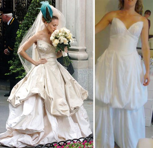 Ожидание vs. реальность: свадебные платья из Интернет-магазинов (27 фото)