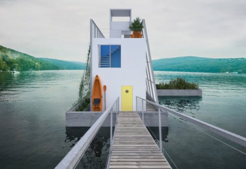Плавающие дома от Carl Turner Architects  (4 фото)