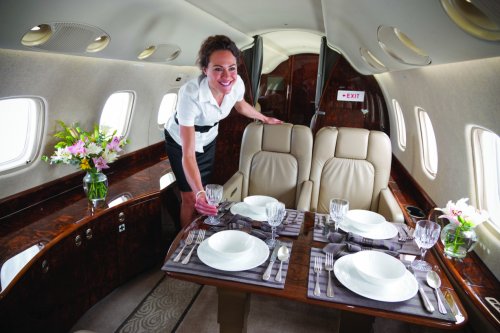 Самые невероятные роскошества в частных самолётах (9 фото)