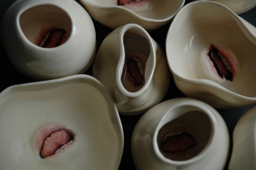 Необычная керамическая посуда от Ронит Баранги (19 фото)