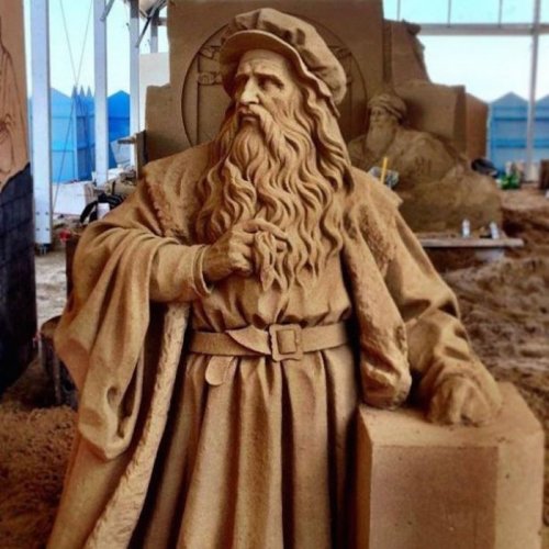 Реалистичные песочные скульптуры Рэя Виллафэйна (8 фото)