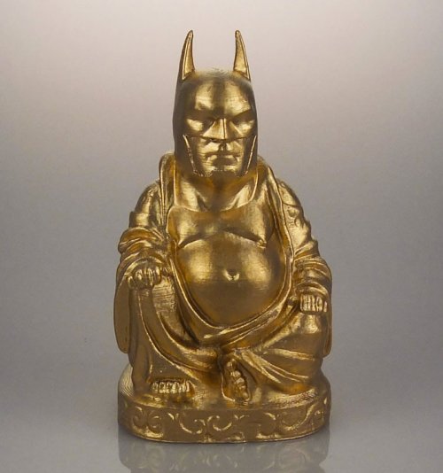 Супергерои в виде скульптур Будды, распечатанных на 3D-принтере (11 фото)