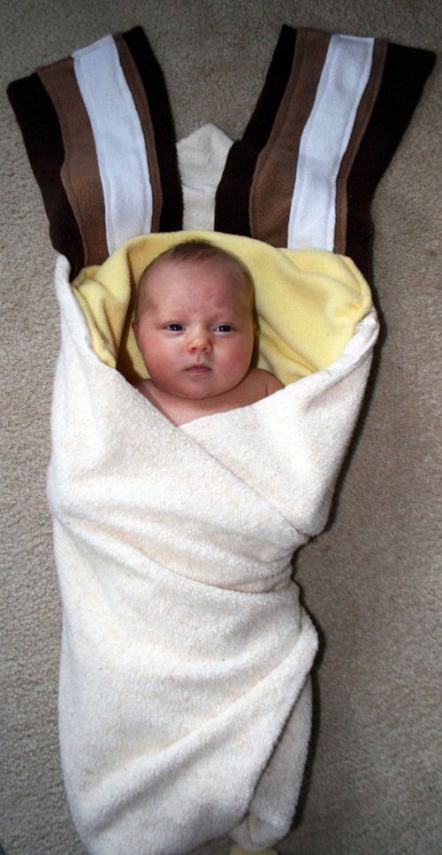 Креативные одеяла, превращающие малышей в очаровательные буррито (6 фото)