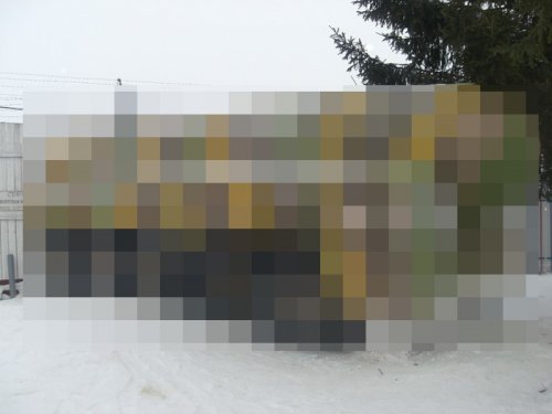 Тополь-М и Т-34, вылепленные из снега (2 фото)