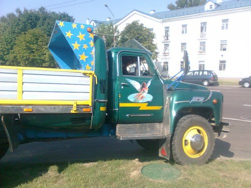 Белорусский рестайлинг грузовика (5 фото)