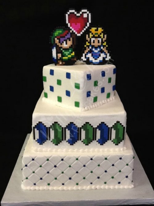 Свадебные торты, вдохновлённые видеоиграми (10 фото)