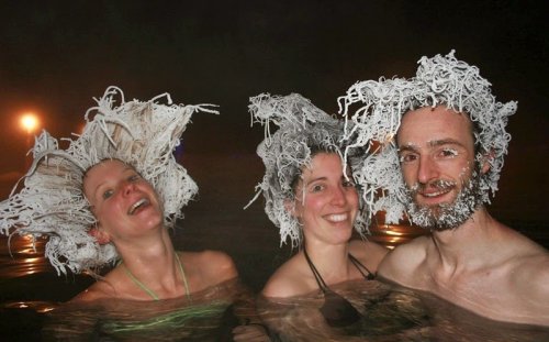 Конкурс замороженных волос на Юконе (8 фото)