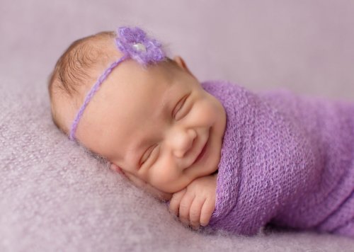 Спящие улыбающиеся младенцы в фотографиях Санди Форд (18 фото)