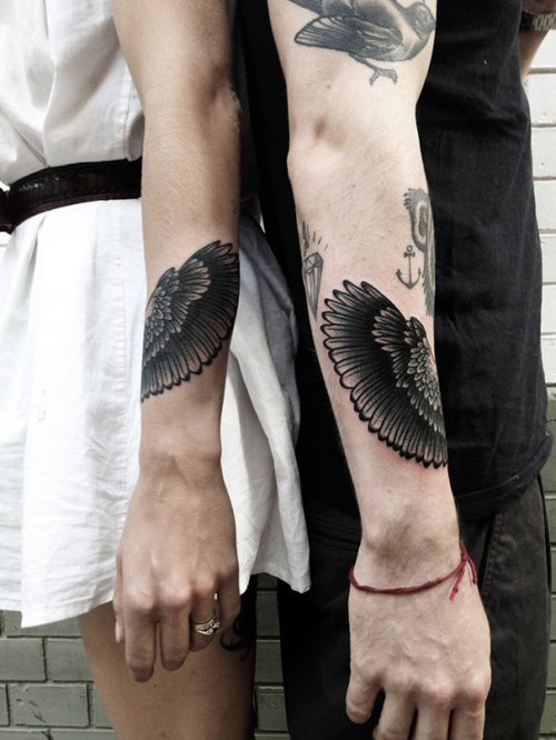 Татуировки для двоих (31 фото)