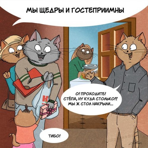Иллюстрации Bird Born о русской душе (10 шт)