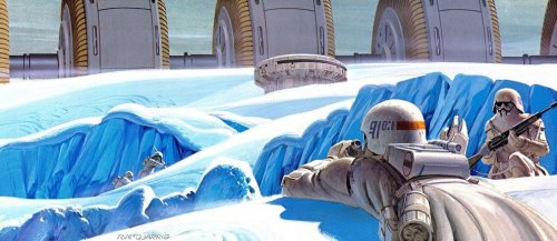 Концепт-арт для "Звёздных войн" от Ральфа Маккуорри (36 фото)