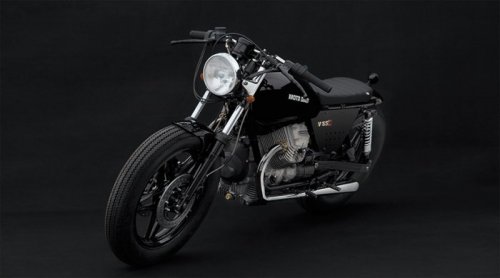 Мотоцикл Diabola V65C на базе раритетного Moto Guzzi (11 фото)