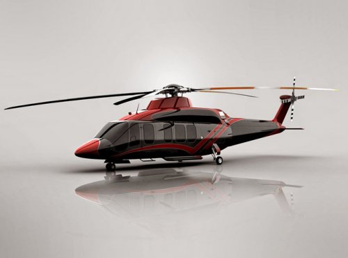 Вертолёт Bell 525 Relentless с роскошным интерьером (11 фото)
