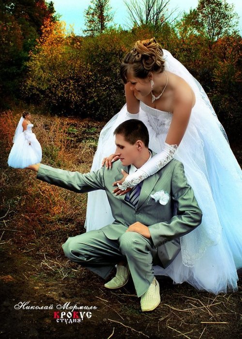 Свадебные фотографии, которые можно было не делать (29 фото)