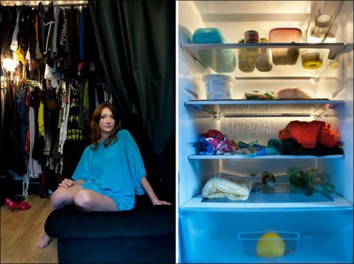 Фотопроект Стефани де Руж "В твоём холодильнике" (15 фото)