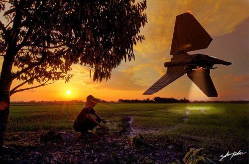 Сюрреалистический мир "Звёздных войн" в фотографиях Захира Батина (7 фото)
