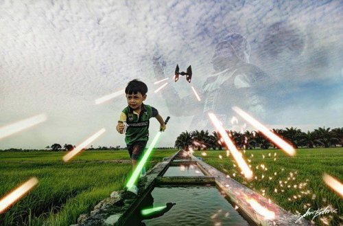 Сюрреалистический мир "Звёздных войн" в фотографиях Захира Батина (7 фото)