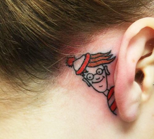 Татуировки для ушей (28 фото)