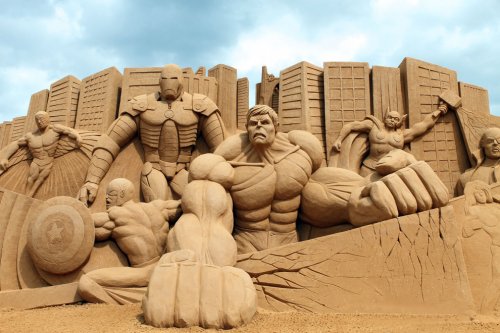 Песочные скульптуры со всего света (19 фото)