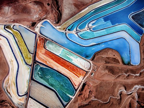 Калийные пруды потрясающего цвета в штате Юта (14 фото)
