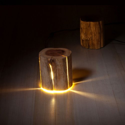 Оригинальные лампы из дерева от полуслепого дизайнера Дункана Мирдинга (10 фото)