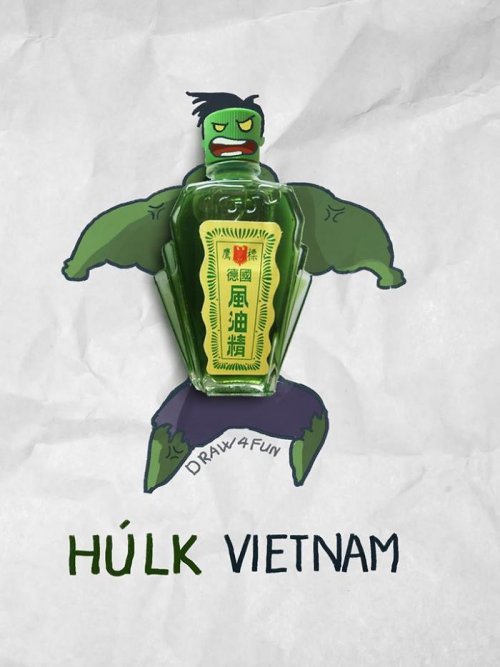 Супергерои вьетнамского художника Нгуена Куанг Хая (13 фото)