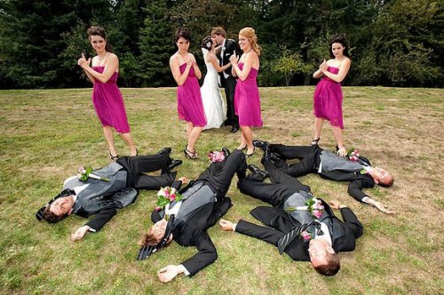 Смешные и необычные свадебные снимки (21 фото)