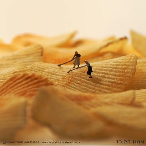 Симпатичные миниатюрные диорамы, которые создаёт Танака Тацуя (25 фото)