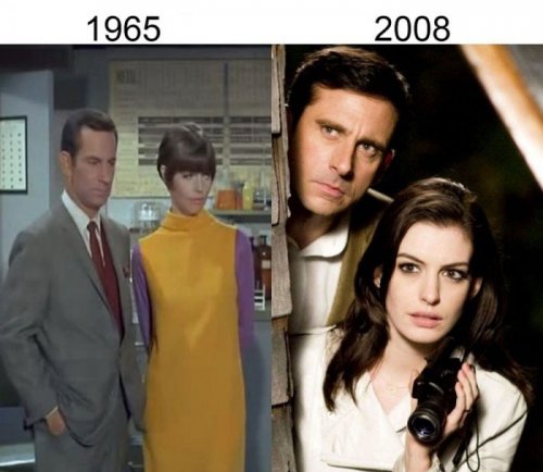 Персонажи голливудских фильмов тогда и сейчас (19 фото)