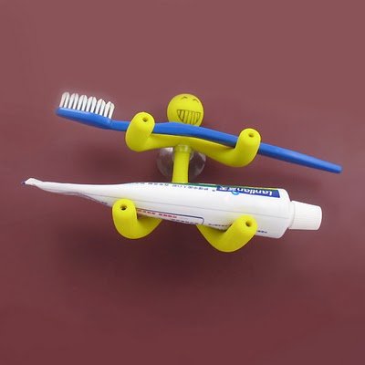 Оригинальные подставки для зубных щёток (23 фото)