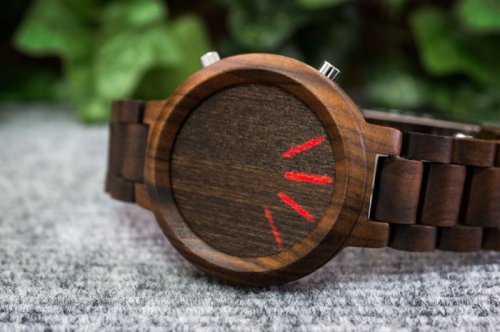 Деревянные "умные" часы Kisai Link Wood (11 фото)