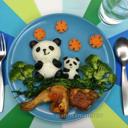 Дизайн блюд, вдохновлённый пандами (19 фото)